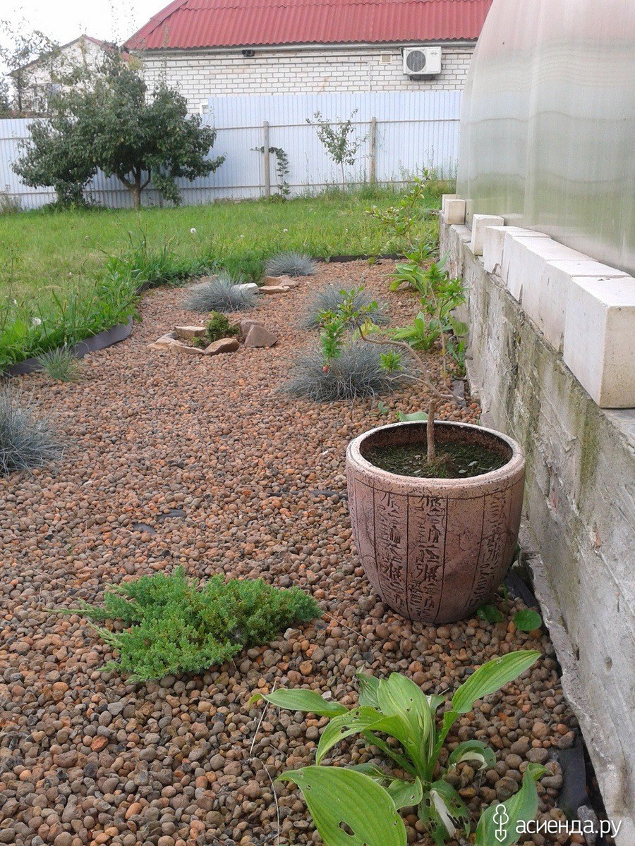 Гравийная отсыпка Речной гравий