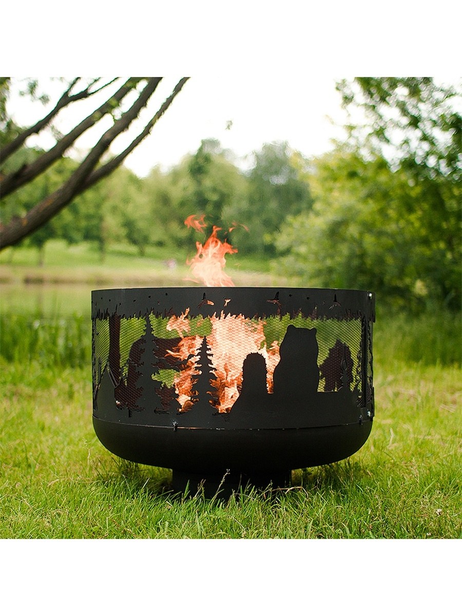 Костровая чаша Ежик в тумане