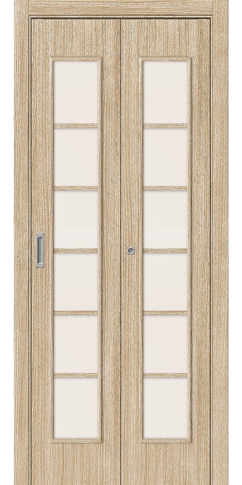 Дверь книжка 2с белый дуб Bravo