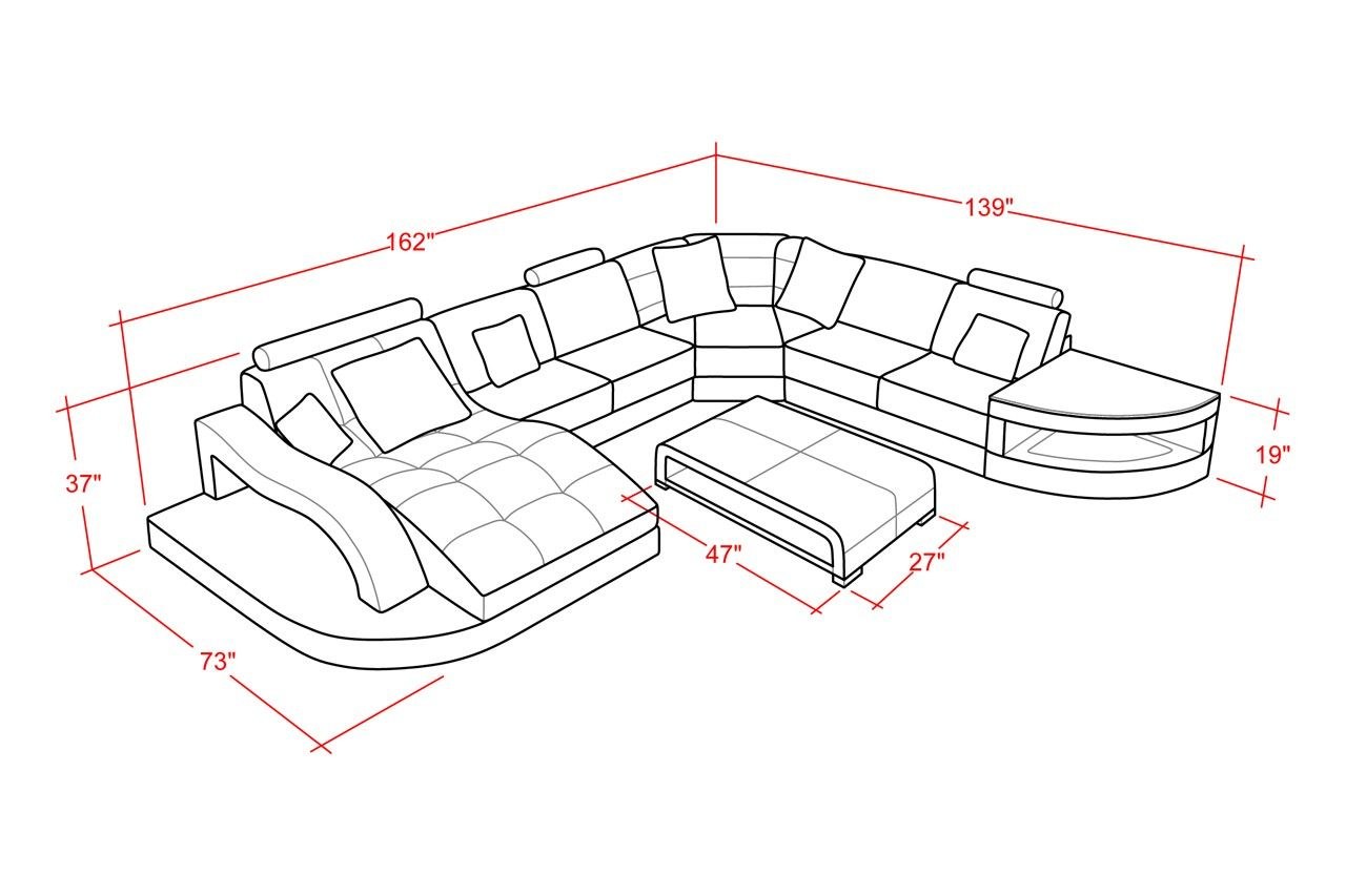 чертеж схема углового дивана