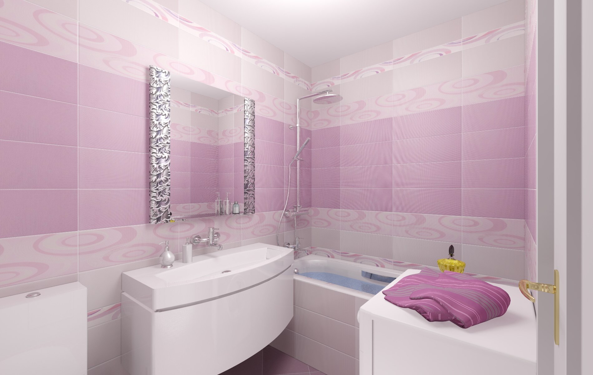 Отделка пвх плиткой. Панели для ванной комнаты. Плитка для ванной комнаты. Панели для ванной розовые. Ванная отделанная пластиком.