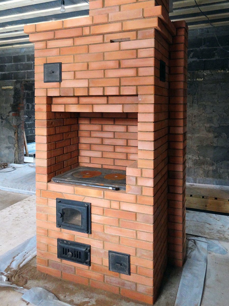 Отопительно-варочная "шведка"с водяным контуром