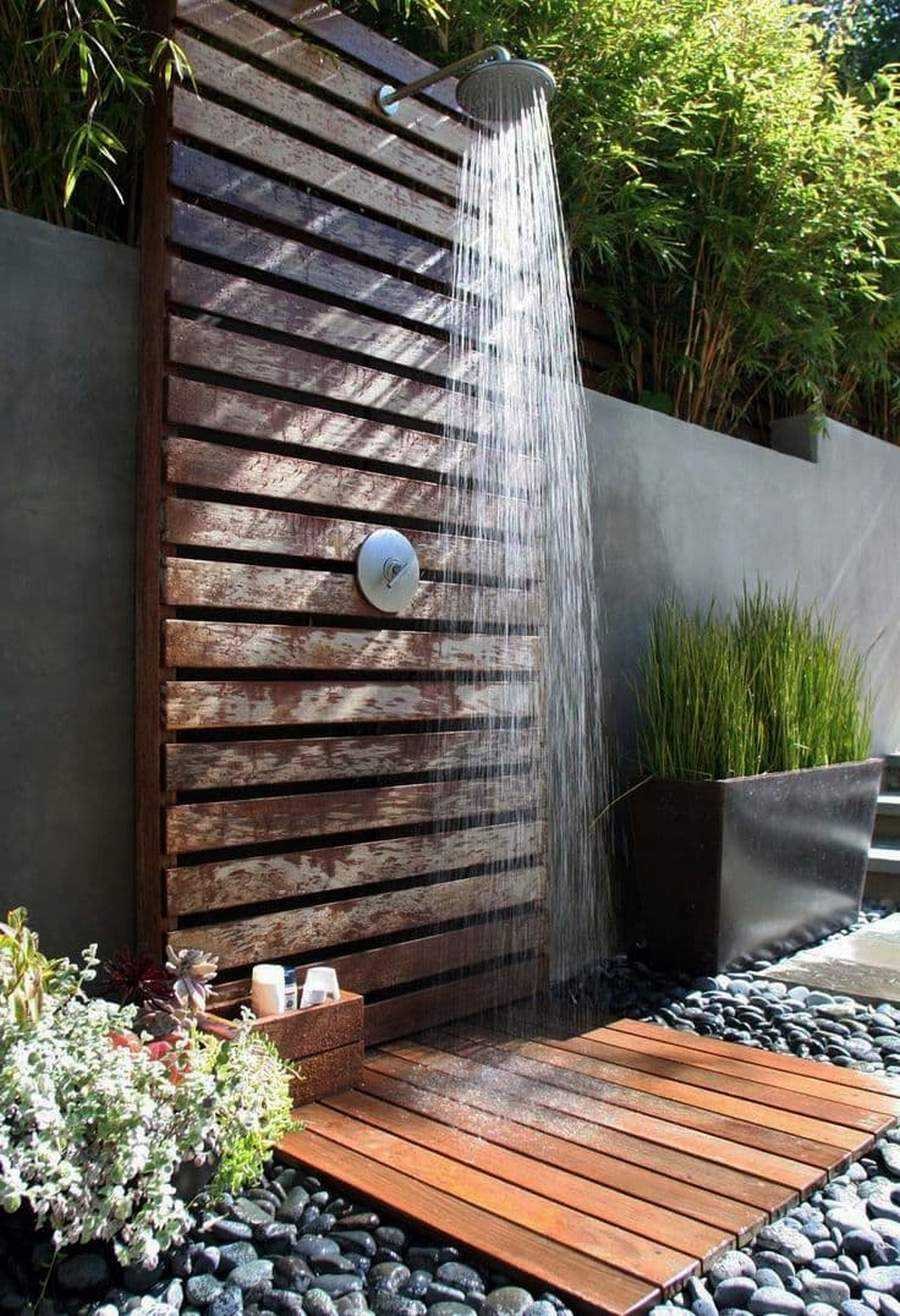 Летний душ для дачи