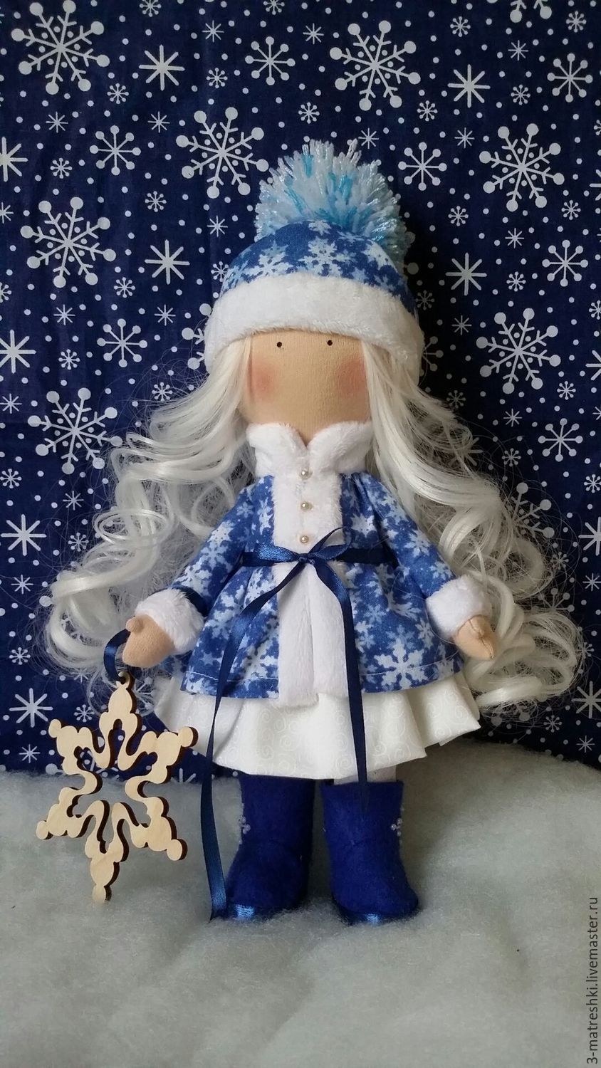 Кукла большеножка Снегурочка