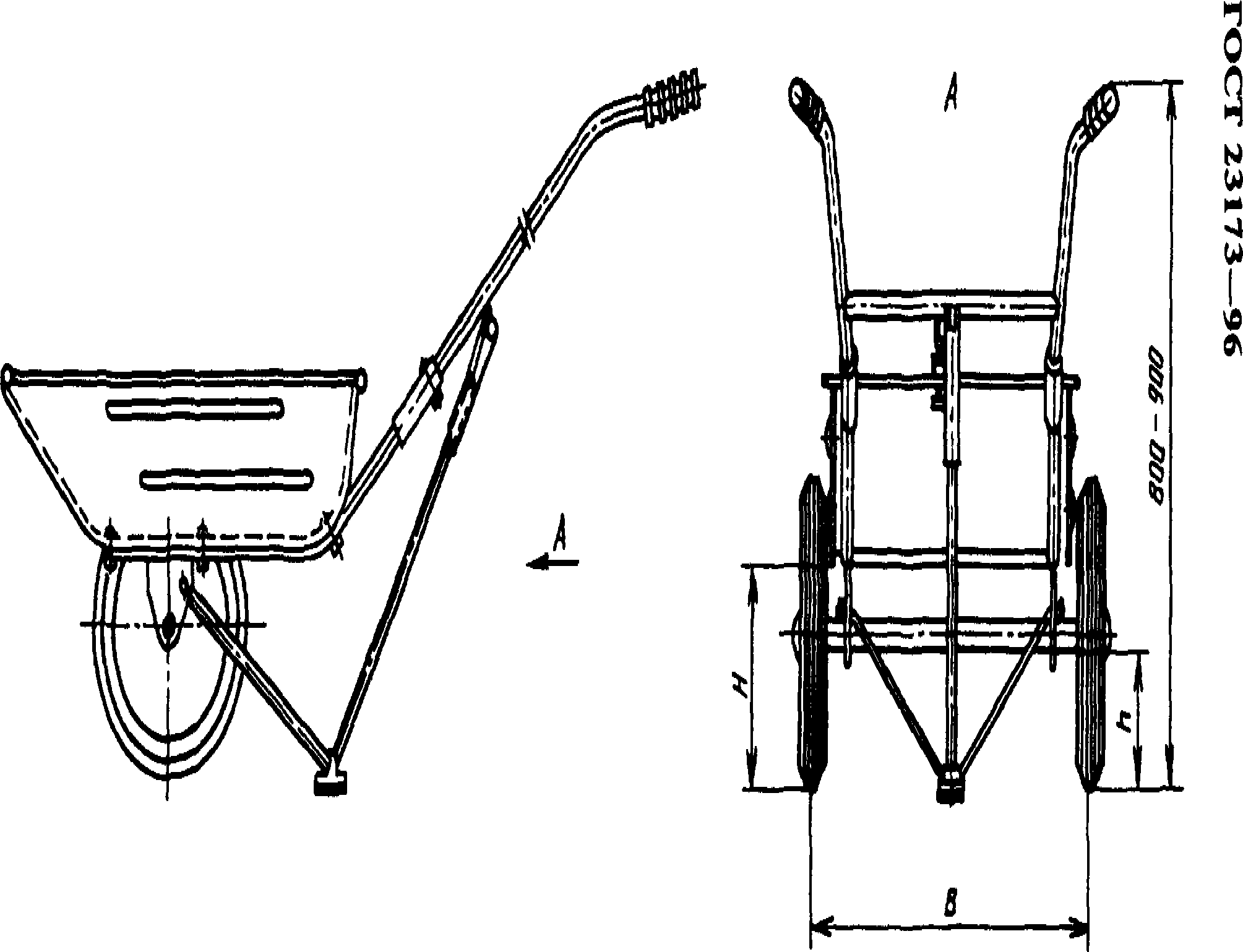 Тележка Садовая ГОСТ 23173-96