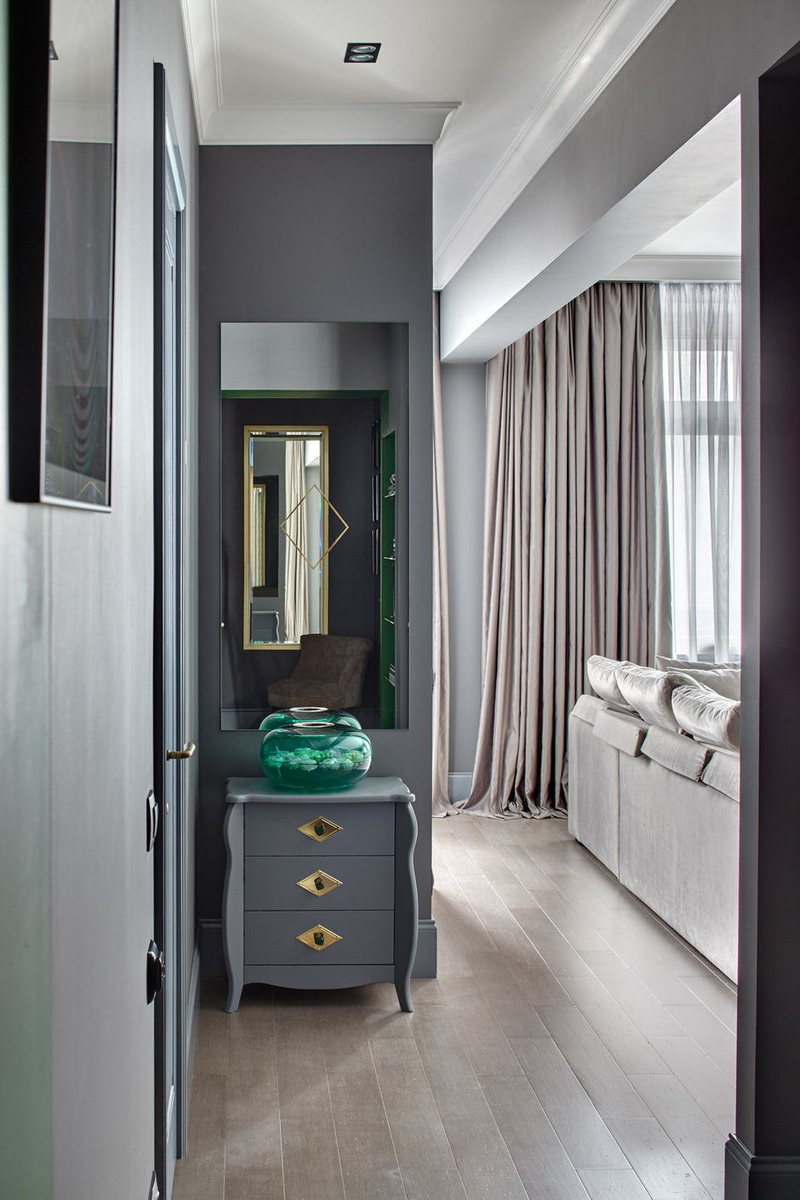 Серая прихожая