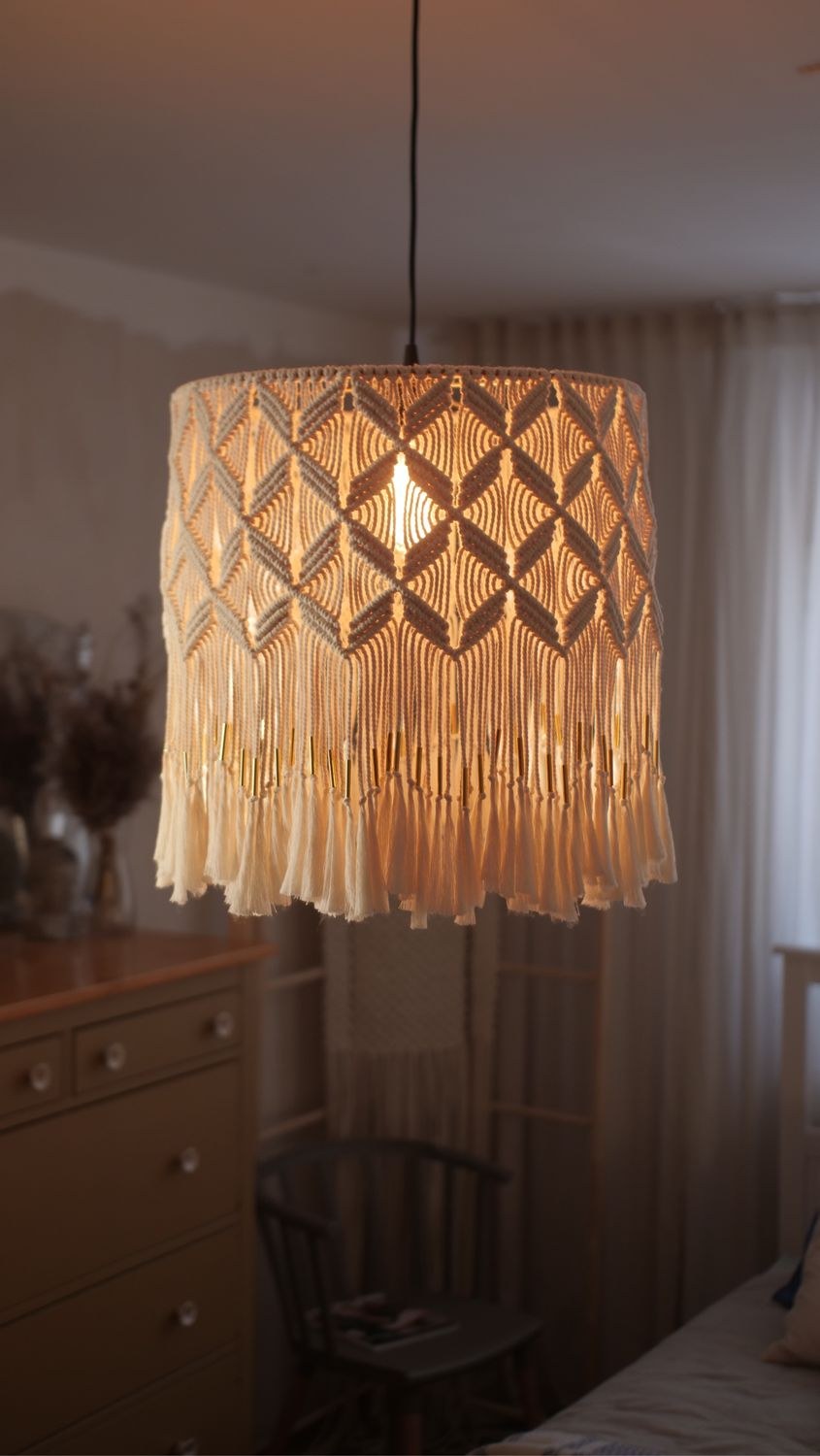 Люстра из макраме