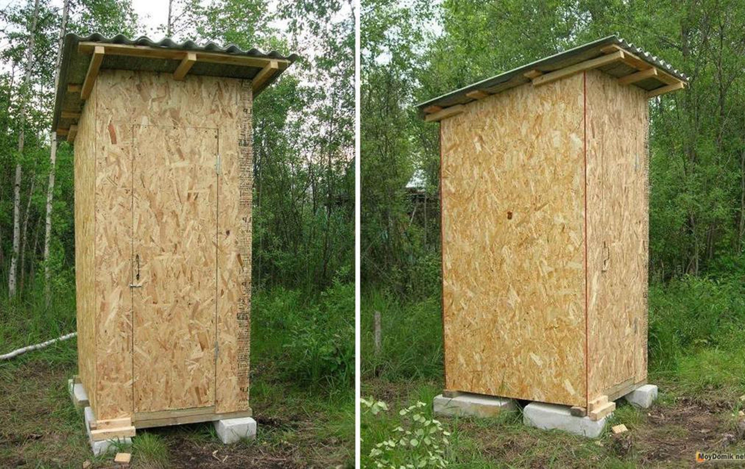Как соорудить на участке деревянный туалет