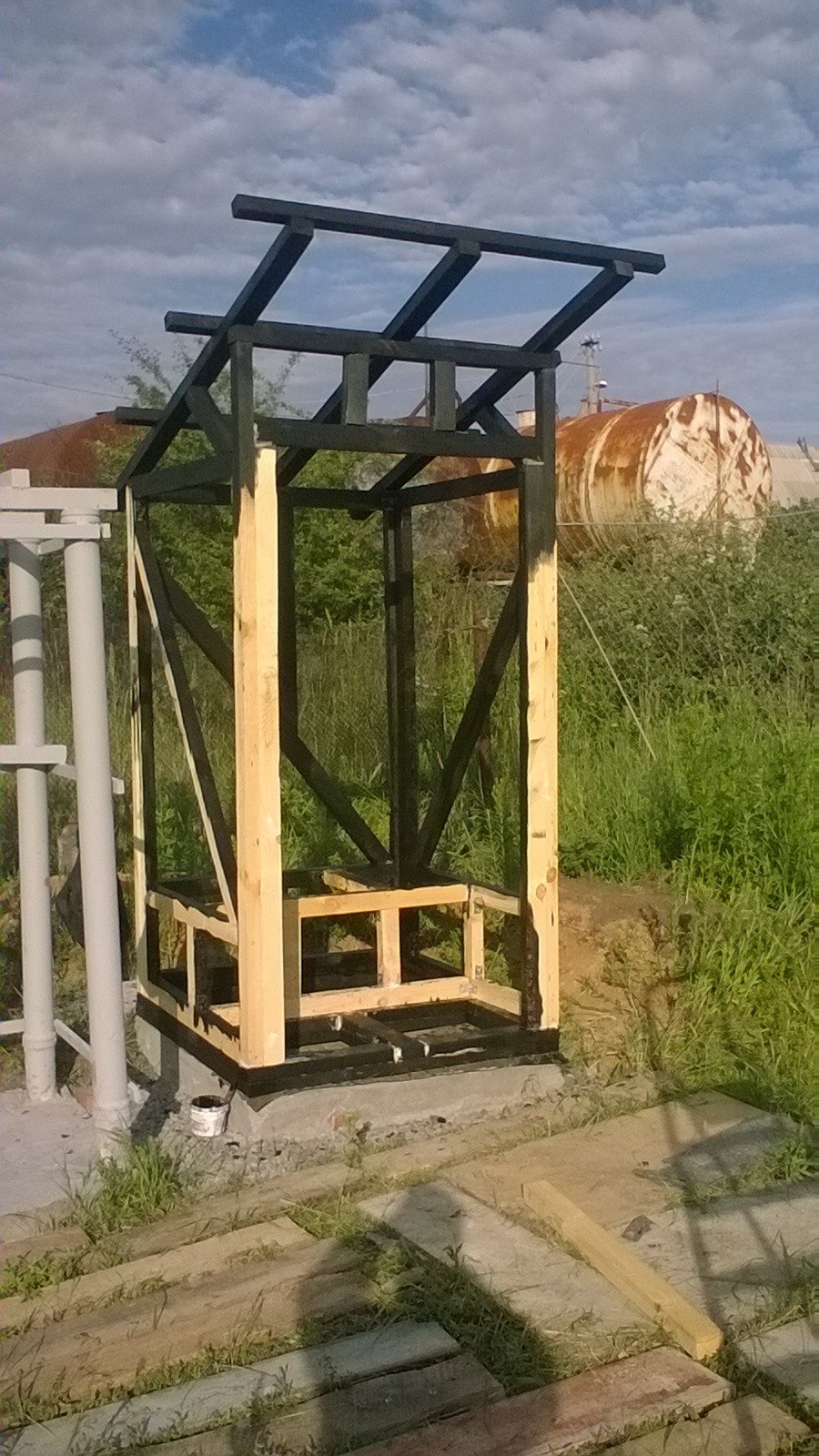 Туалет дачный