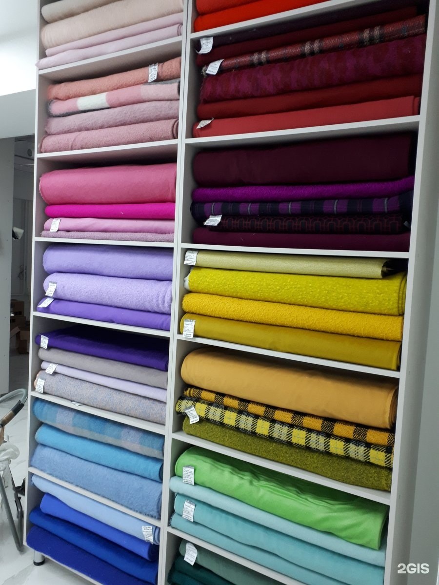 Стеллаж для тканей