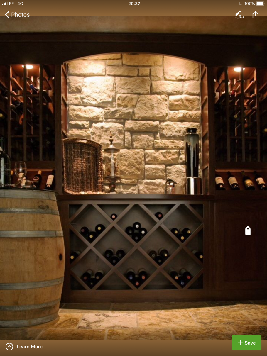 Романский стиль в интерьере винный погреб