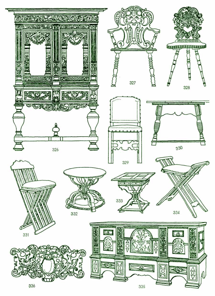 Ренессанс предметы быта