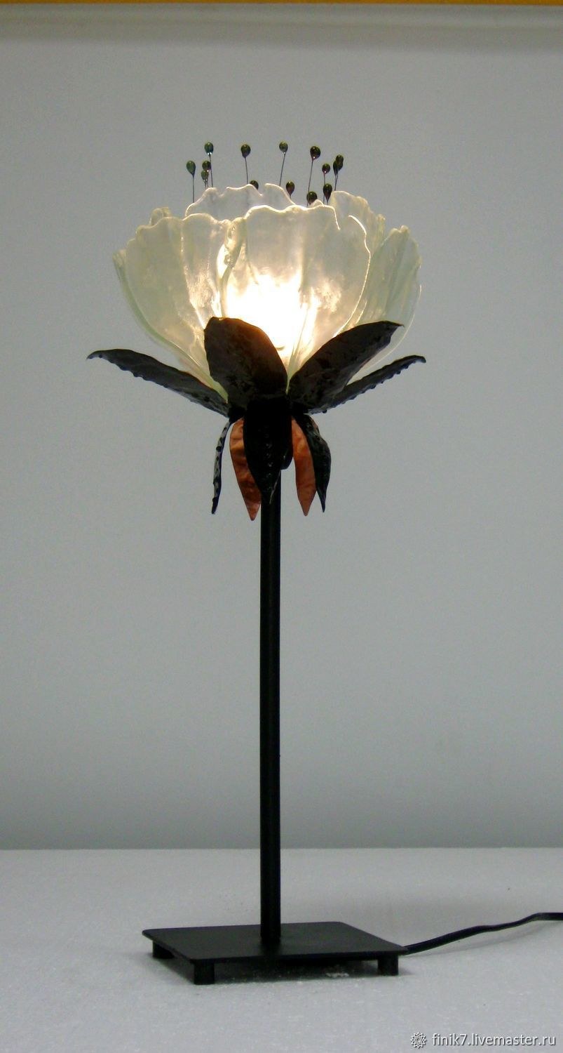 Самодельные светильники цветы