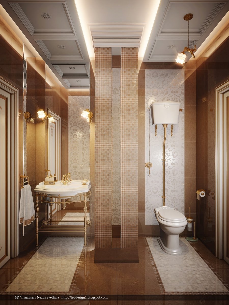 Гостевой санузел интерьер