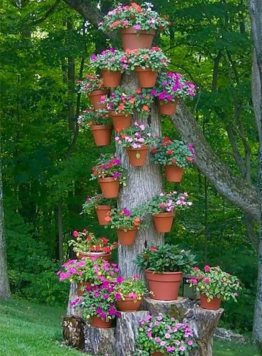 Вертикальные клумбы