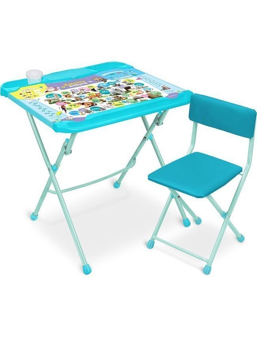 Набор мебели Ника Marvel, с человеком-пауком, стол и стул (д2чп)