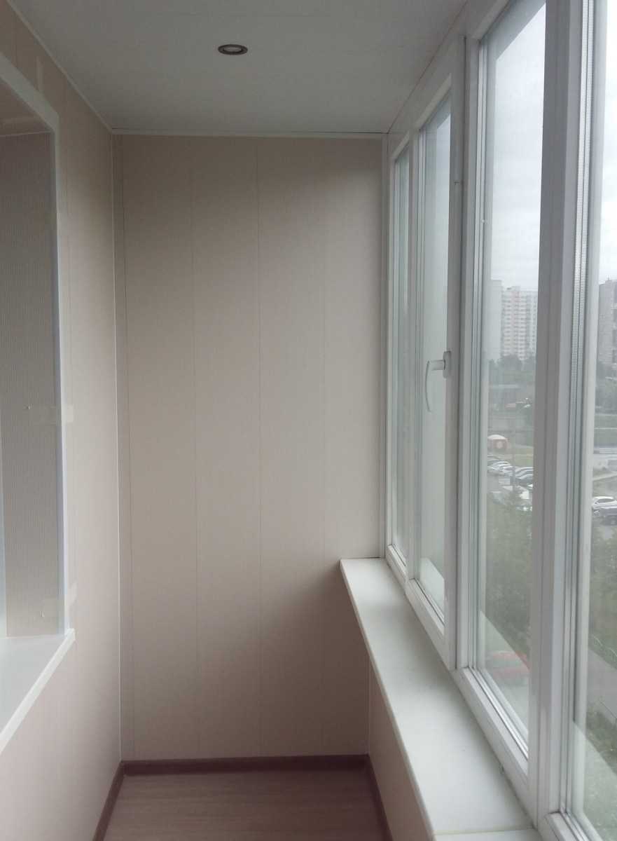 Финишная отделка балкона