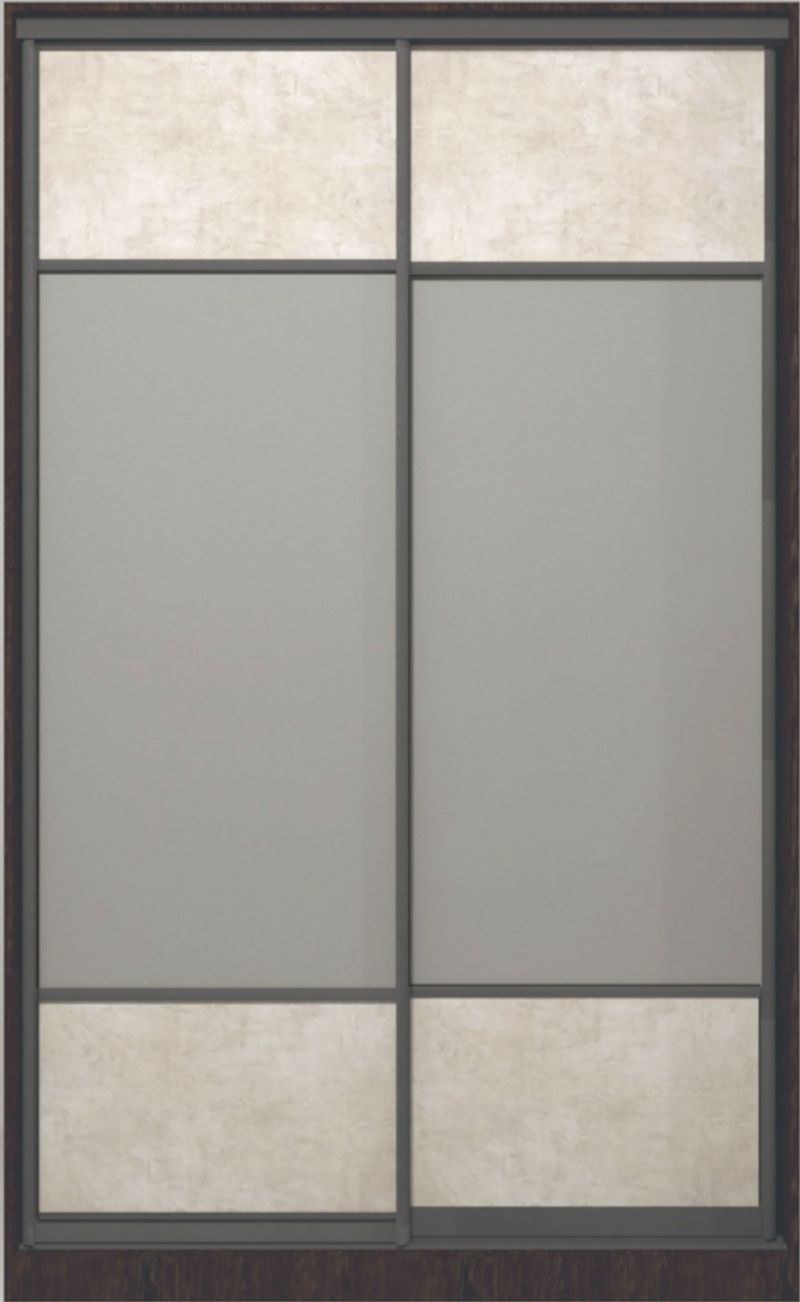 Шкаф-купе экспресс Медиум 1 зеркало трио