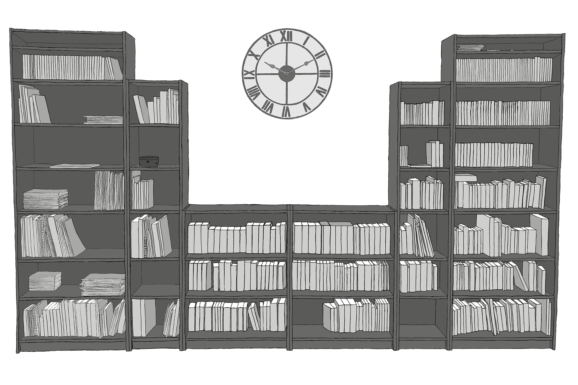 Шаблон библиотеки книг. Полка для книг. Полка книжная. Книжный шкаф. Книжный шкаф на прозрачном фоне.