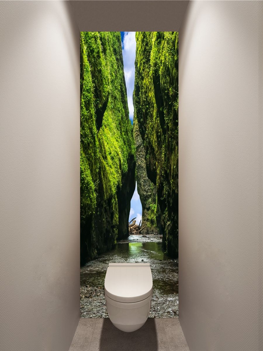 Фотообои в туалете