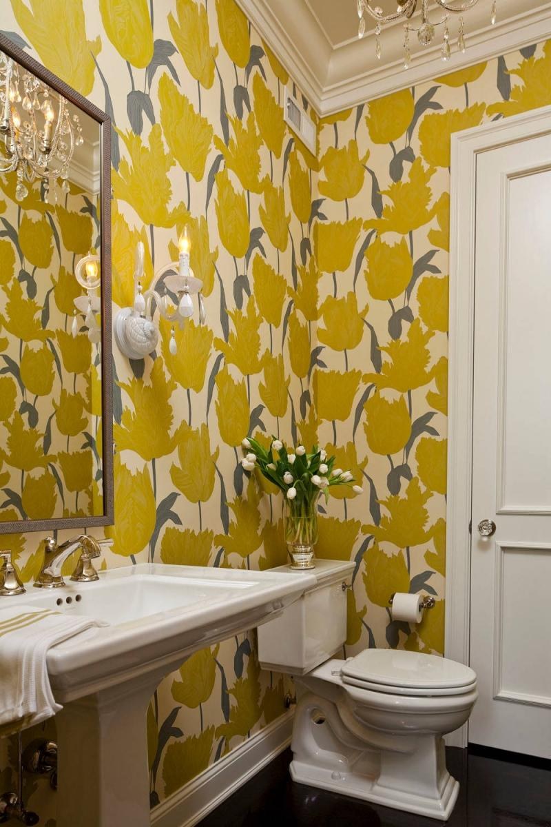 Шинуазри в интерьере ванной