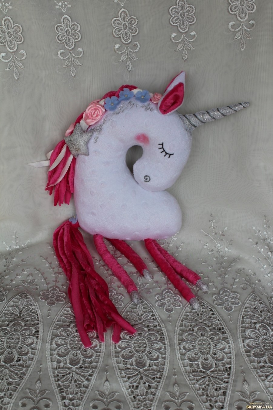 Единорог текстильная игрушка
