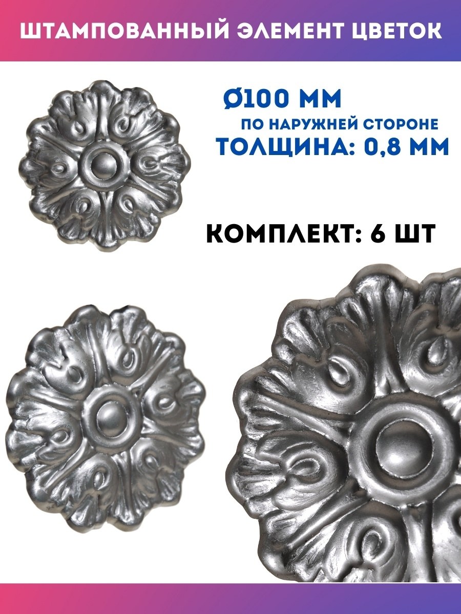 Декоративные штампованные элементы