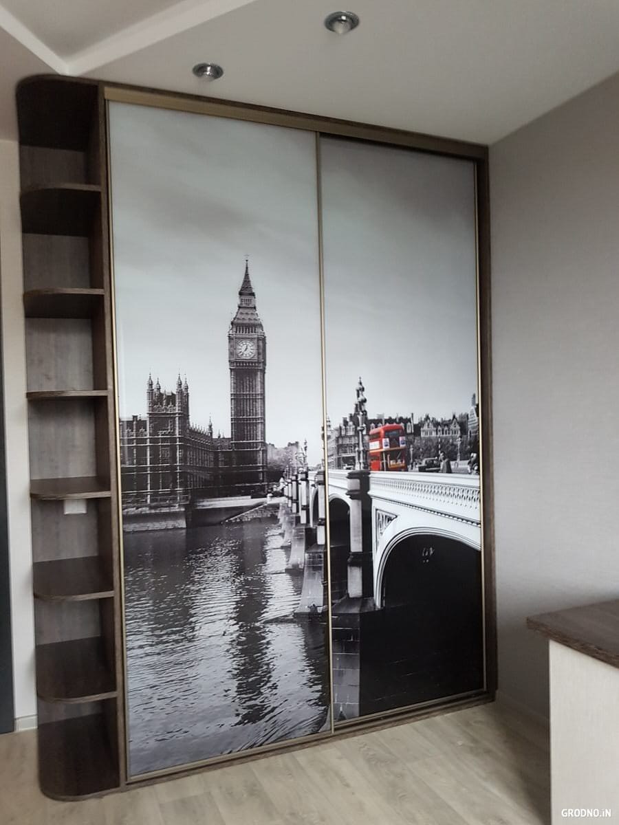 Шкаф купе с фотопечатью