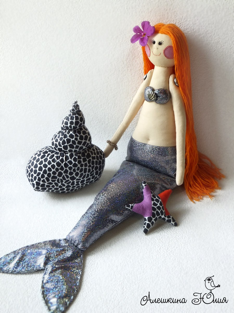 Русалка из ткани