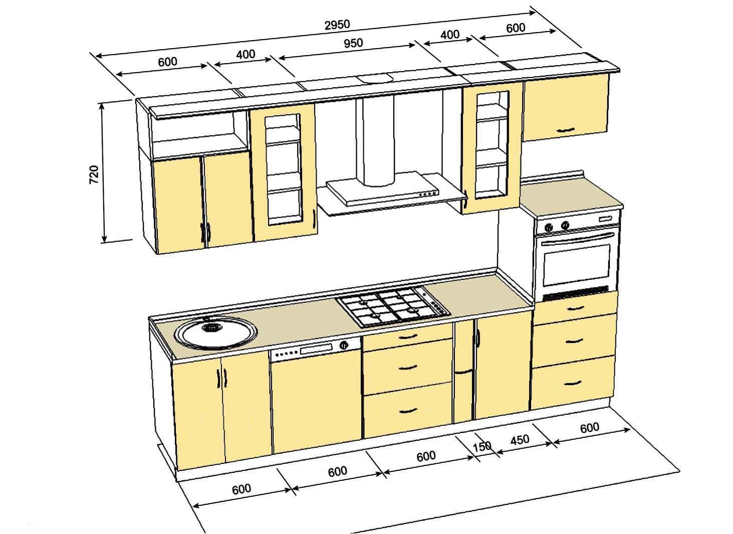 Размеры раковин встраиваемой кухни. Проекты кухонных гарнитуров. Схематичный проект кухни. Чертеж кухни. Проекты кухонной мебели с размерами.