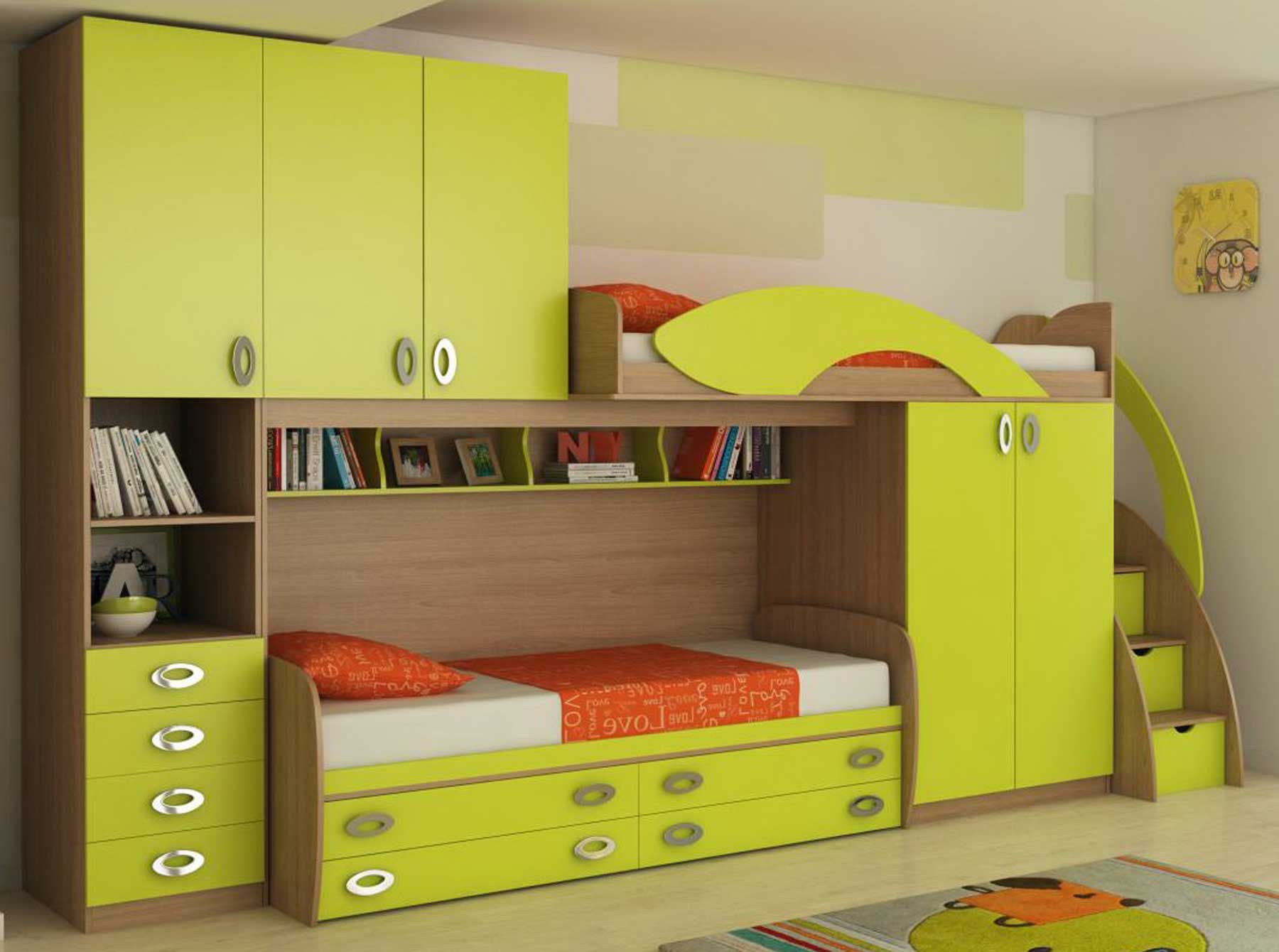 Кровати со шкафами для детей