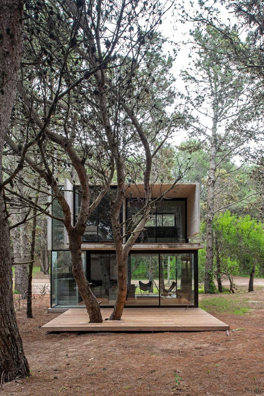 Дом из бетона в современном стиле