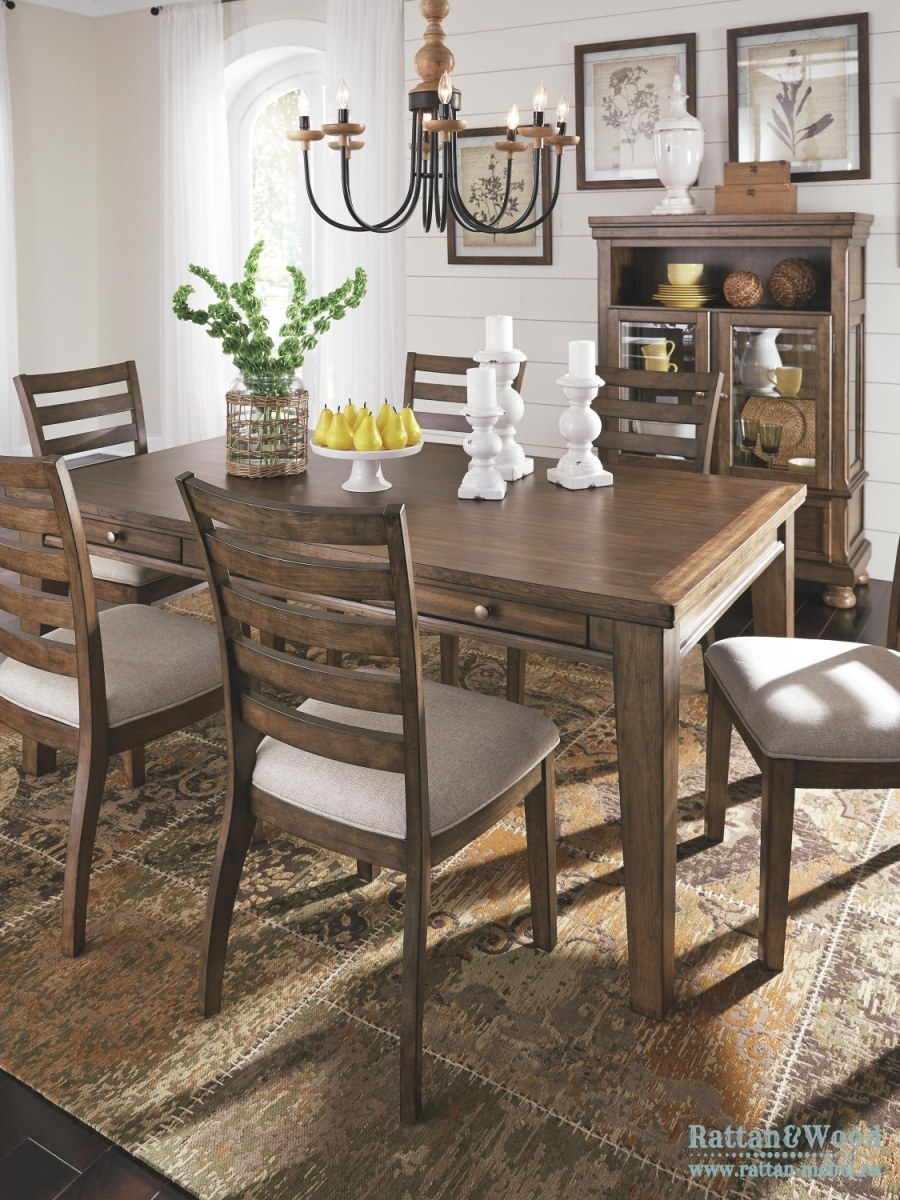 Oak Dining Table дубовый стол