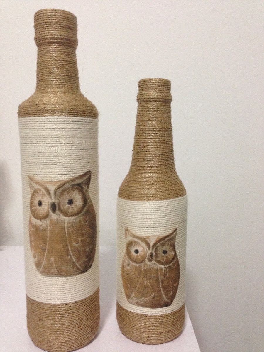 Бутылки из джута