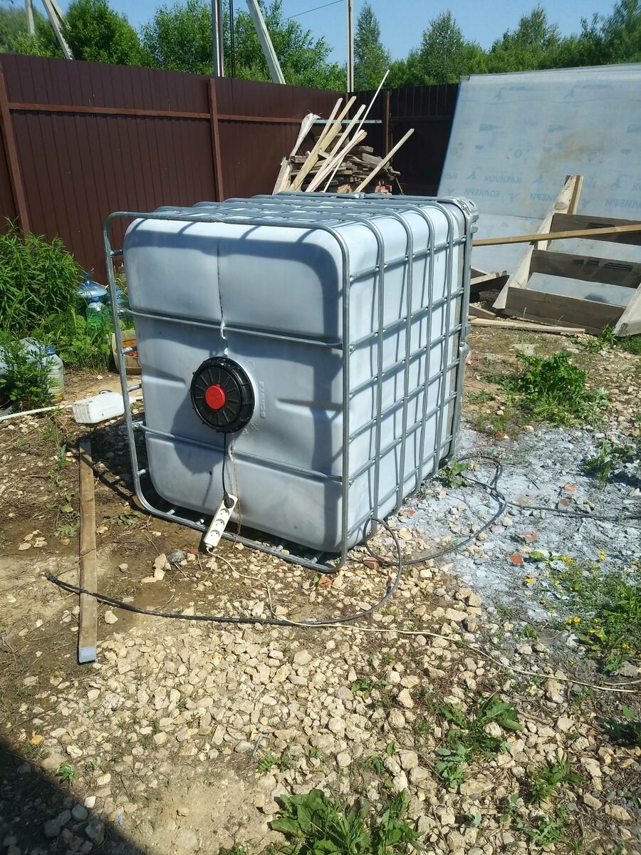 Бочка для летнего душа своими руками