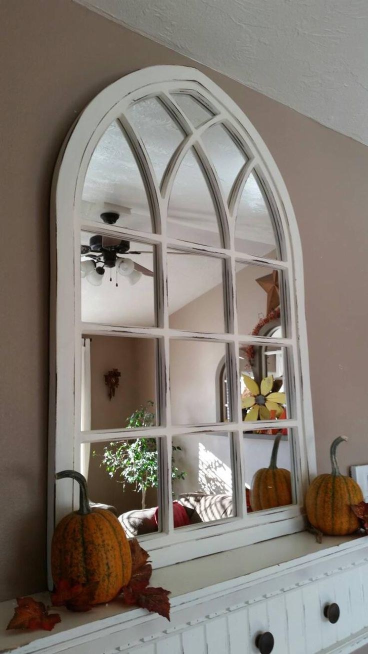 Зеркало окно в интерьере