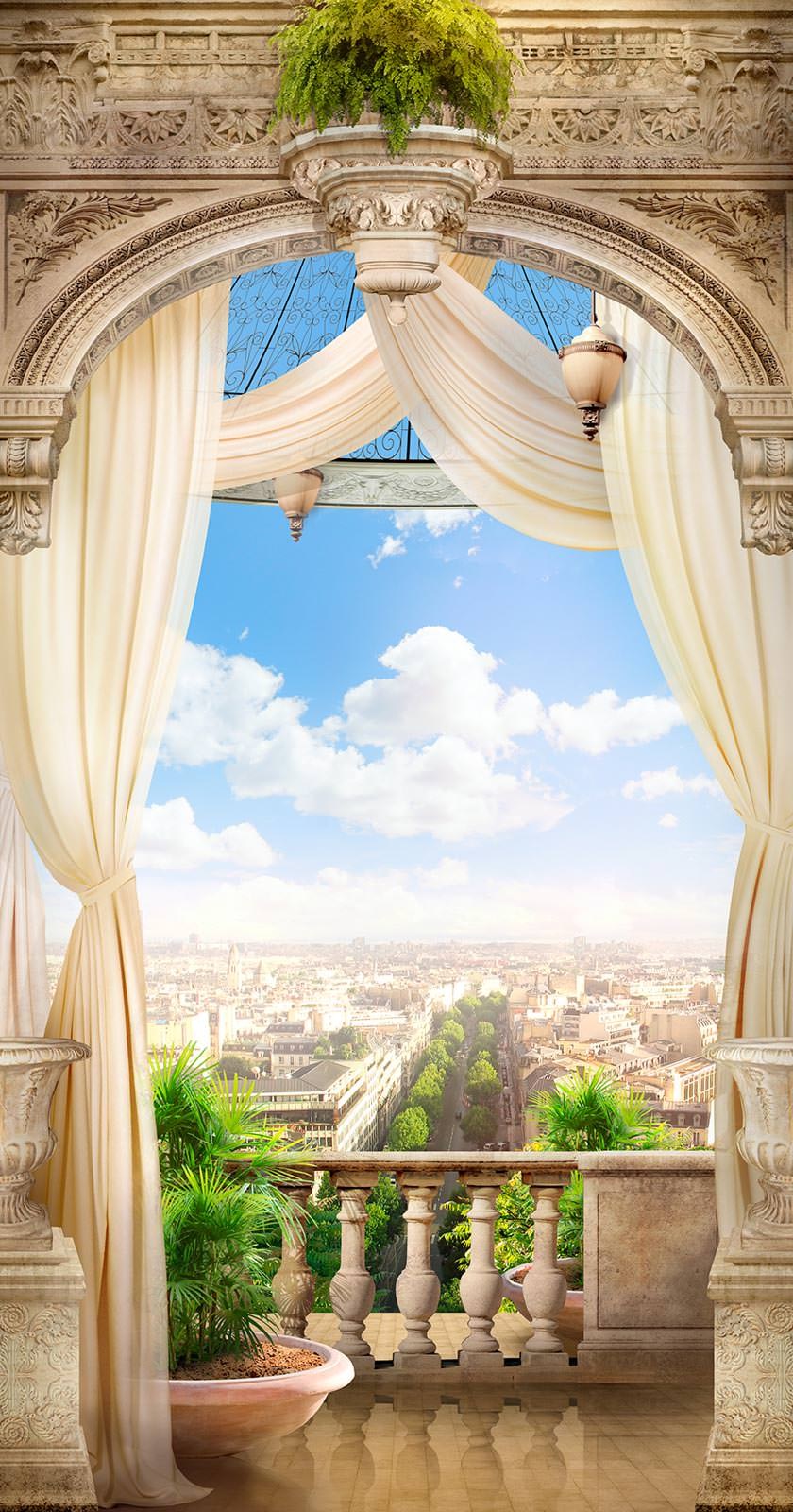 Фреска вид с балкона