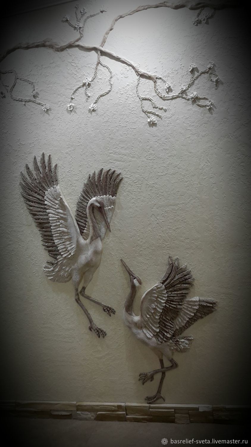 Панно Журавли