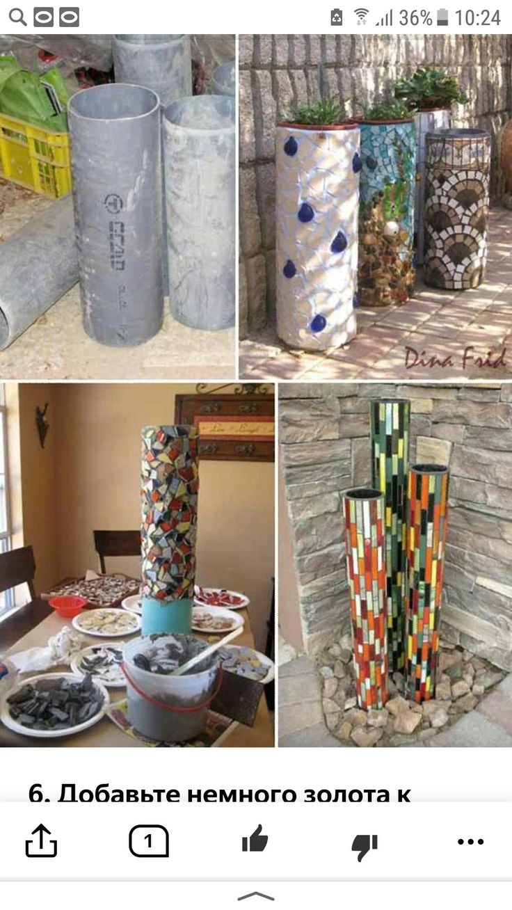 Беседка из труб ПВХ