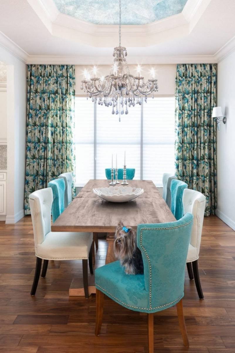 Бирюза и желтый в интерьере