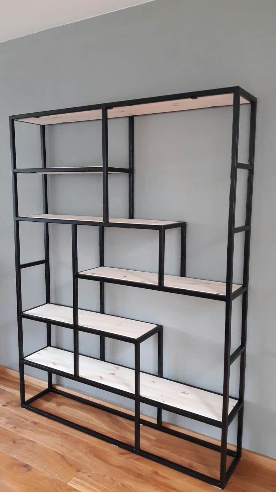 Стеллаж из профильной трубы 20х20 лофт для MYSKIN