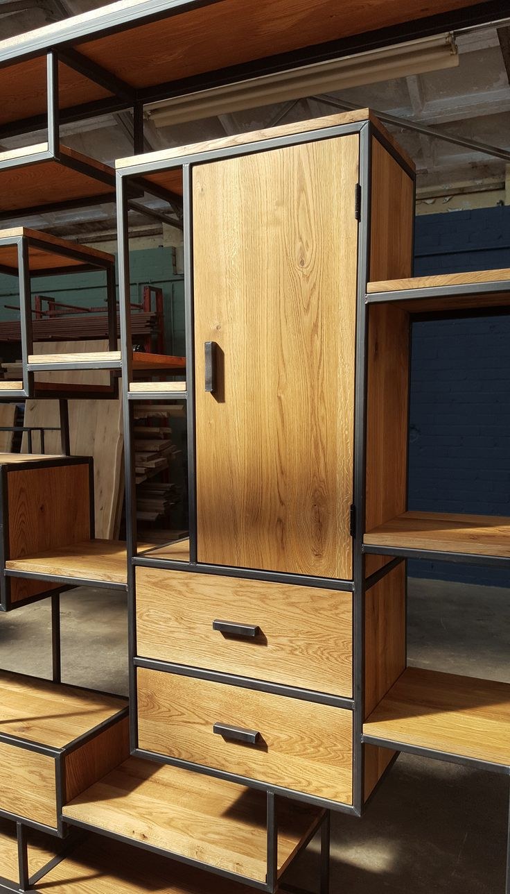 Стеллаж металл лофт Таксония