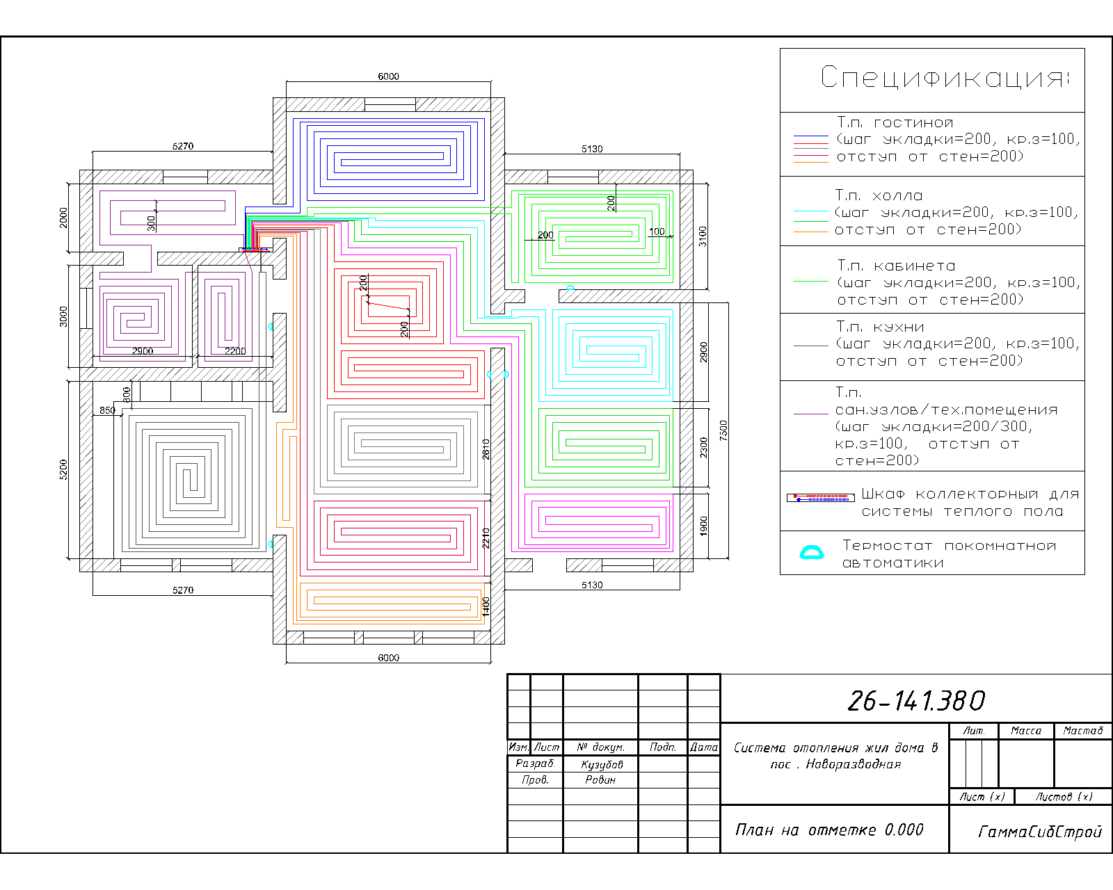 Теплый пол чертеж. Чертеж раскладки водяного теплого пола. Схема теплого пола чертеж. План раскладки труб теплого пола. Тёплый пол водяной проект.