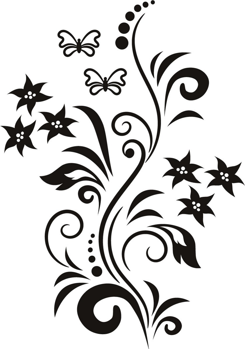 Трафареты для декора стен