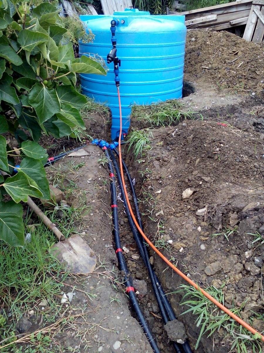 Летний водопровод из ПНД 20 мм