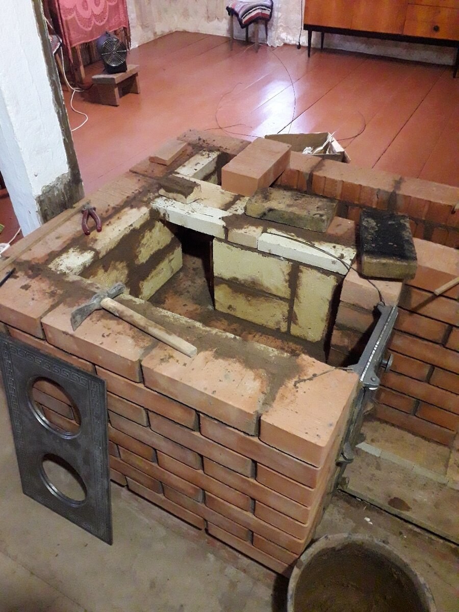 Печь отопительная кирпичная 500х1250