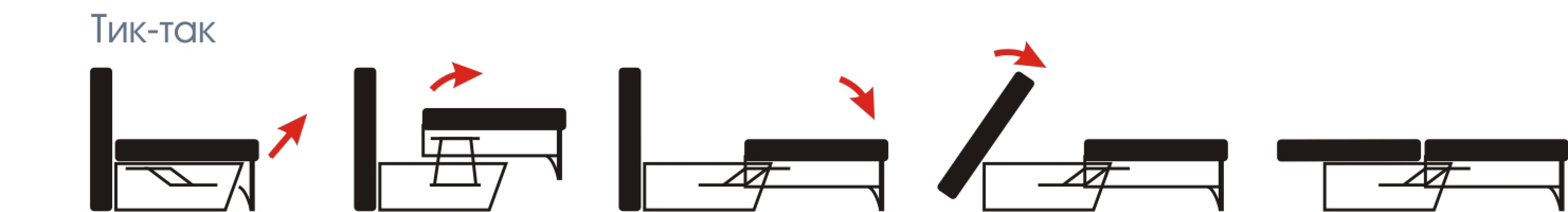 диван кровать с механизмом пантограф