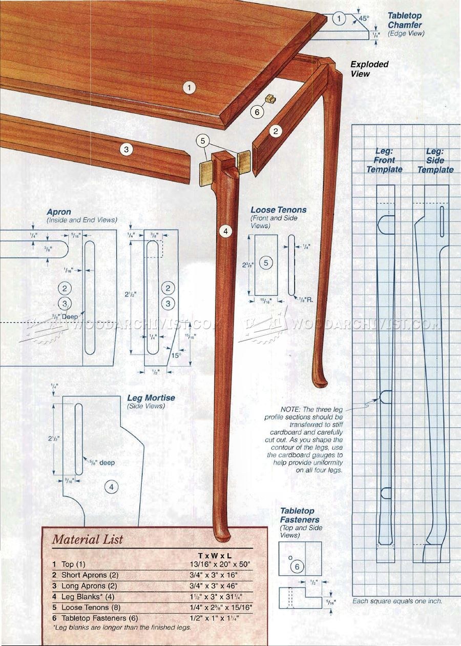 Ножки кабриоль чертеж шаблона