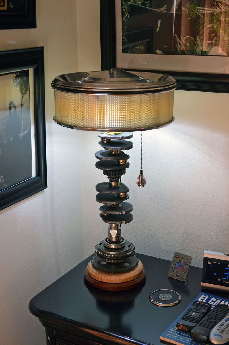 Светильник из автозапчастей