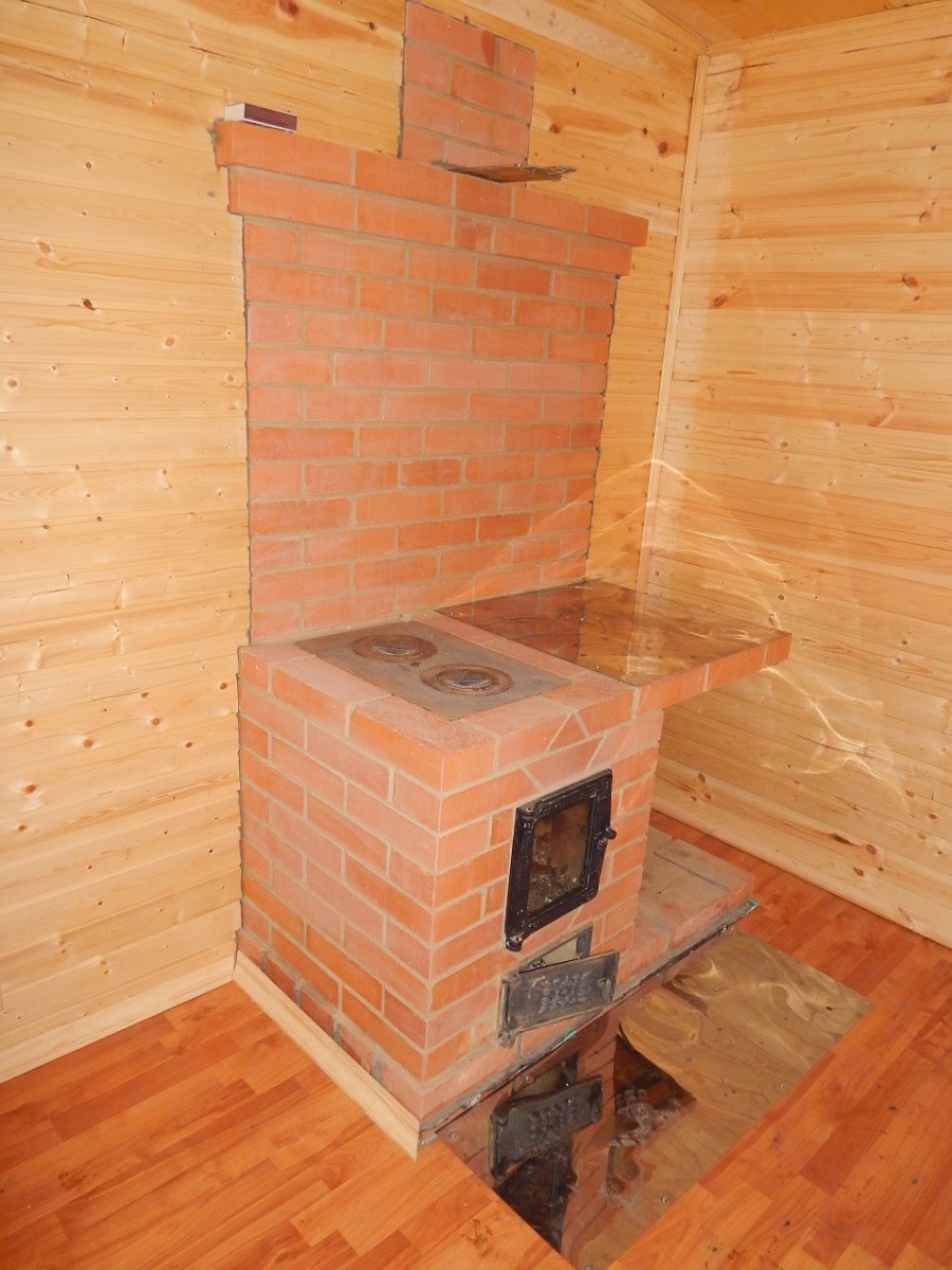 Печь для дачи из кирпича